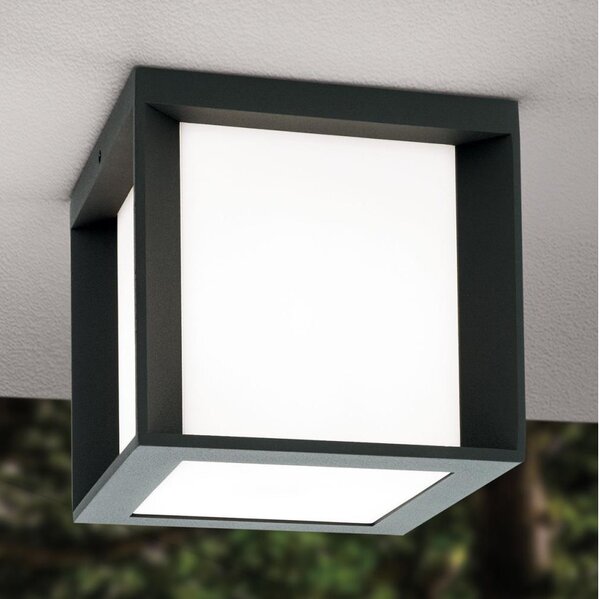 Orion - Venkovní svítidlo HENRY 1xE27/15W/230V 16x16 cm IP44 antracit