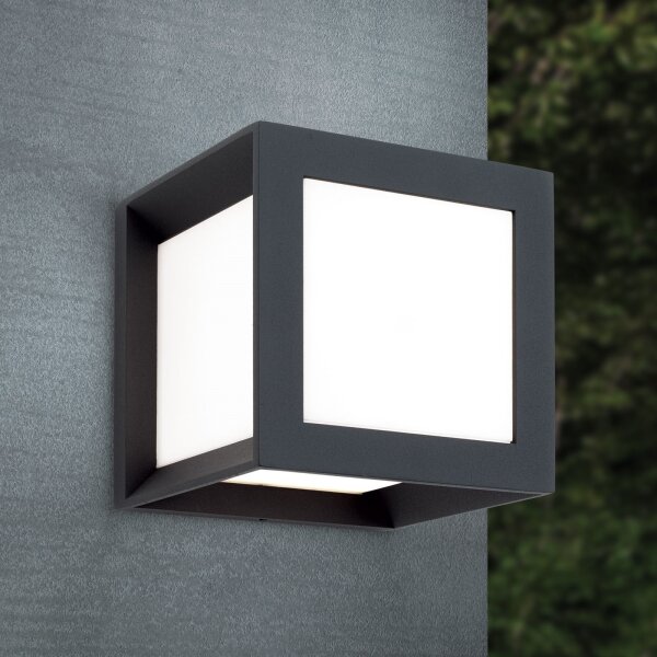 Orion - Venkovní svítidlo HENRY 1xE27/15W/230V 16x16 cm IP44 antracit
