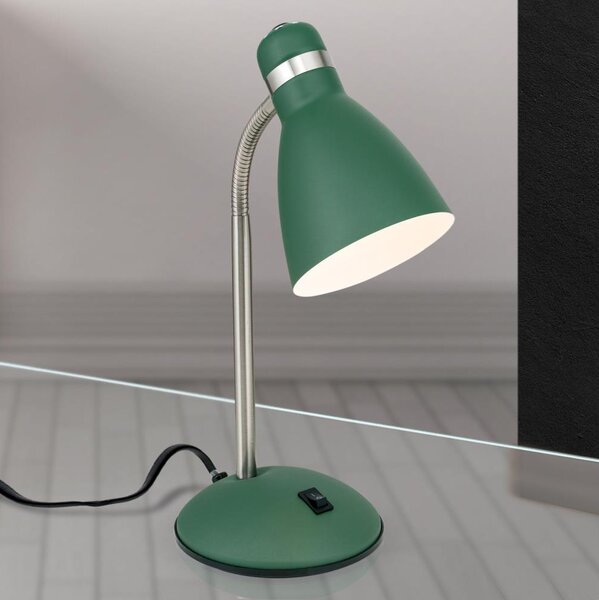 Orion - Stolní lampa SCHOOL 1xE27/40W/230V zelená/matný chrom