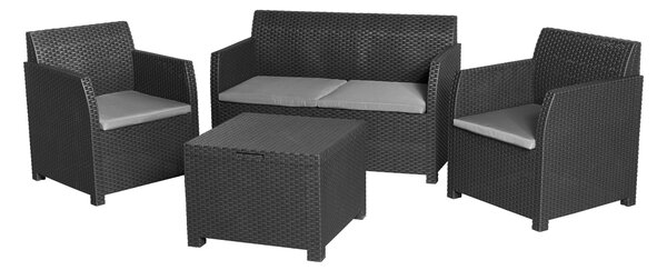Livarno home Zahradní sedací souprava, 4dílná (850000508)