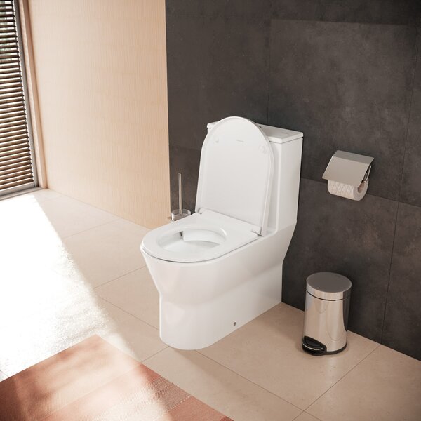 Hansgrohe EluPura Original S záchodové prkénko s pomalým sklápěním bílá 60148450