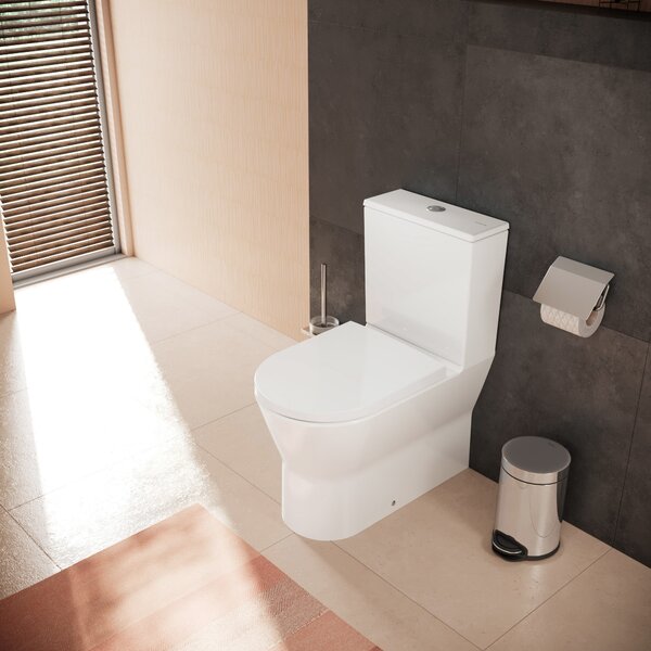Hansgrohe EluPura Original S záchodové prkénko s pomalým sklápěním bílá 60148450