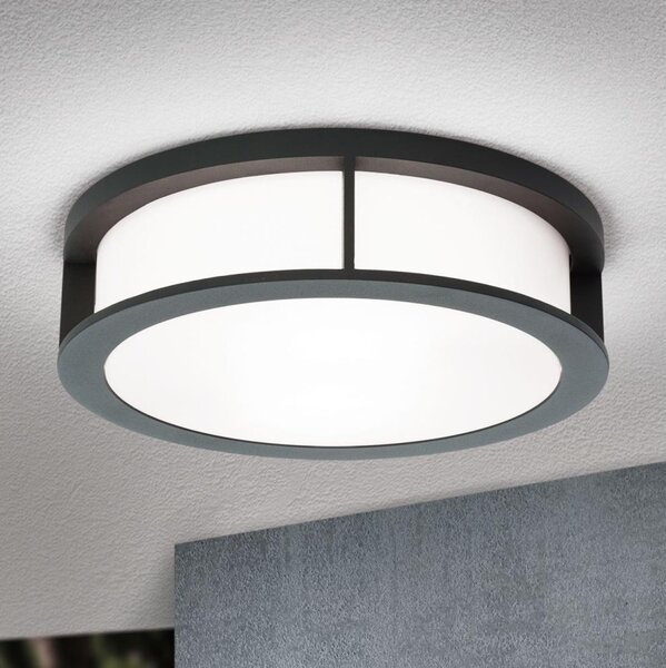 Orion - Venkovní svítidlo HENRY 2xE27/15W/230V pr. 30 cm IP44 antracit
