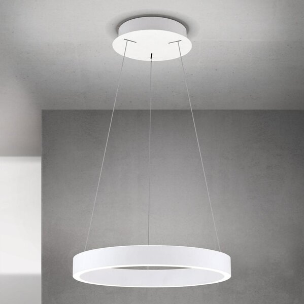 Orion - LED Stm. lustr na lanku KOLK LED/40W/230V 2700/3000/4000K pr. 40 cm bílá