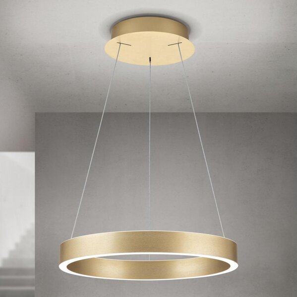 Orion- LED Stm. lustr na lanku KOLK LED/40W/230V 2700/3000/4000K pr. 40 cm zlatá