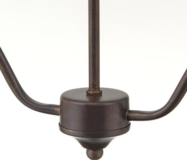 Orion - Lustr na řetězu RULA 2xE27/40W/230V bílá/bronz