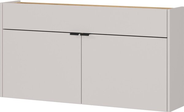 Krémová závěsná skříňka 110x57x22 cm Ameca – Germania