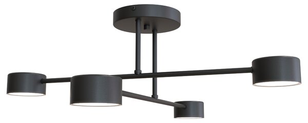 Emibig Halo stropní světlo 4x10 W černá 1355/4
