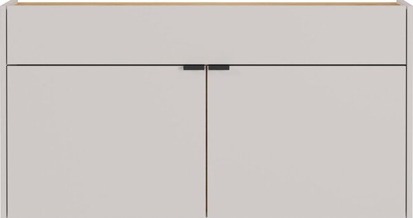 Krémová závěsná skříňka 110x57x22 cm Ameca – Germania