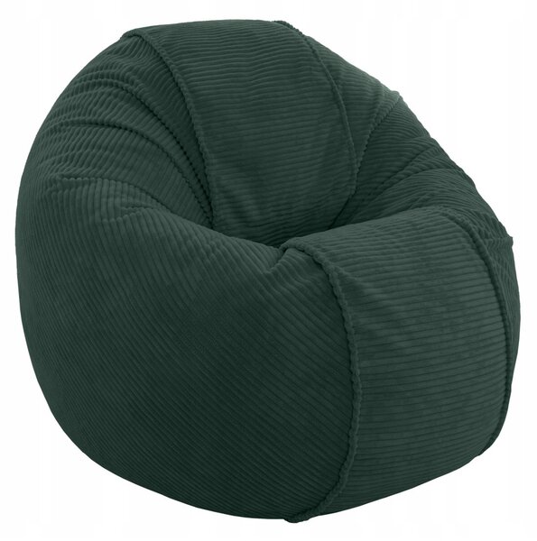 Supplies sedací pytel CORD DELUXE 2v1 - tmavě zelená barva