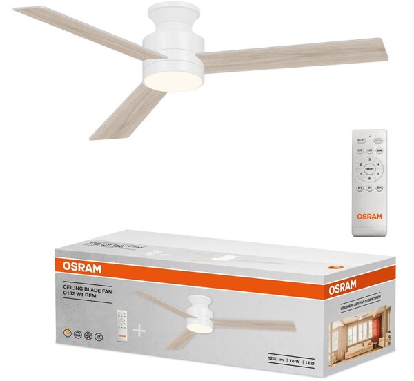 Osram - LED Stmívat. stropní ventilátor BLADE LED/18W/230V 3000/4000/6000K + DO