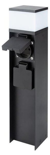 Solight PG13B - Venkovní lampa se 2 zásuvkami 1xG9/11W/230V IP44