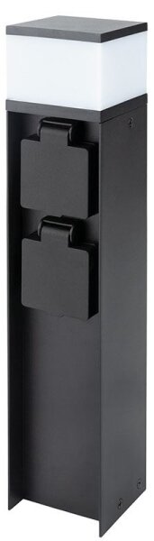 Solight PG13B - Venkovní lampa se 2 zásuvkami 1xG9/11W/230V IP44