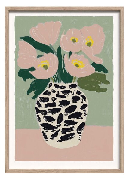 Tištěný obraz s rámem 50x70 cm Spotted Vase – Styler