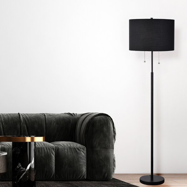 Light Prestige Fogo stojací lampa 2x15 W černá LP03042FBK