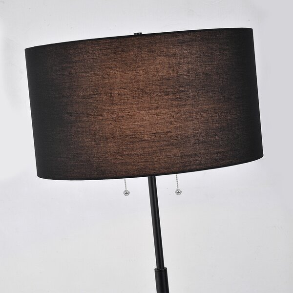 Light Prestige Fogo stojací lampa 2x15 W černá LP03042FBK