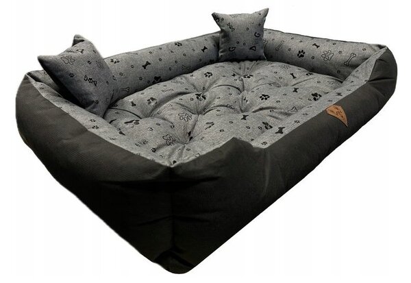 SUPPLIES COMFORT Pelíšek pro psa Velikost L 100x75 - šedý