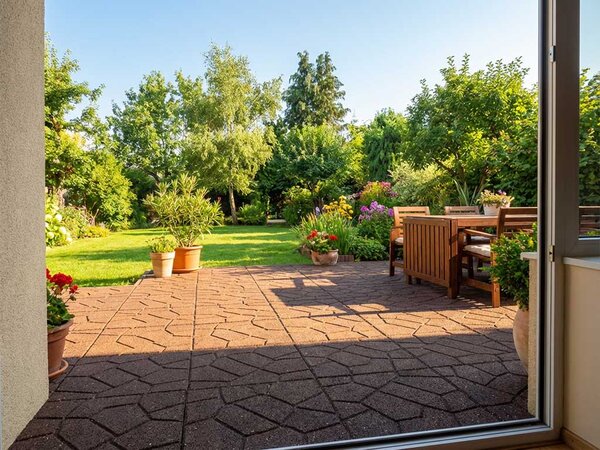 Multy home Gumová dlaždice BRICKFACE 40 x 40 cm, hnědá, oboustranná MHEU5000141, 1 ks 4016.99.00