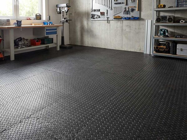 Multy home Gumová dlaždice ALFA 30 x 30 cm, černá MHEU5100330, 1 ks 4016.91.00
