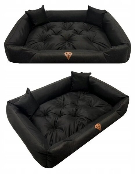 Pelíšek pro psa SUPPLIES COMFORT Velikost M 75x65 - černý