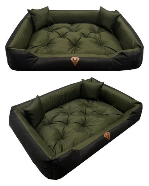 Pelíšek pro psa SUPPLIES COMFORT Velikost M 75x65 - zelený