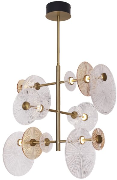 MaxLight Allure závěsné svítidlo 5x5 W zlatá P0541
