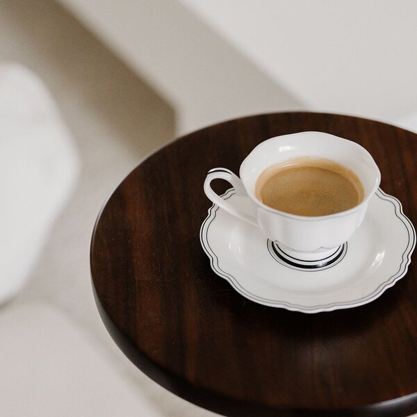 Bílé šálky v sadě 2 ks z kostního porcelánu 190 ml Odette – S|P Collection