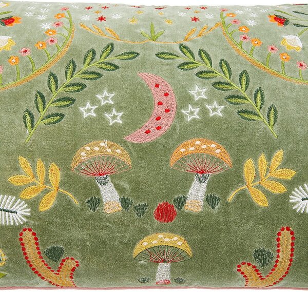 BOHEMIAN Polštář les 40 x 60 cm - zelená