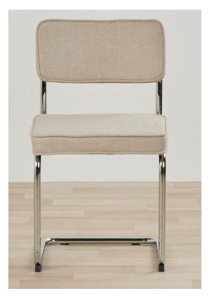 Béžová čalouněná houpací jídelní židle Rupert – Unique Furniture