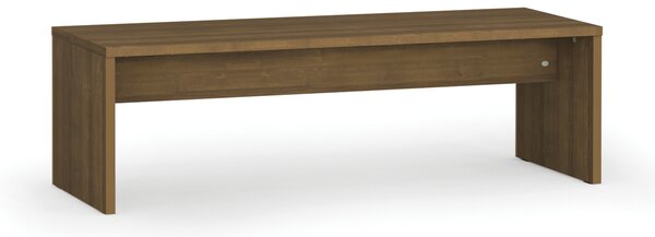 Šatní lavice, zesílená, délka 1500 mm, ořech