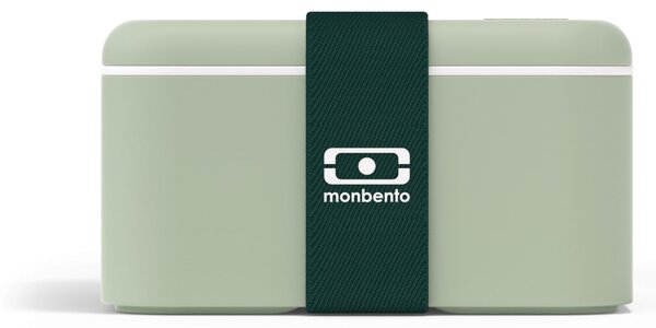 Svačinový box Monbento Square Green Bicolor 1,7 l