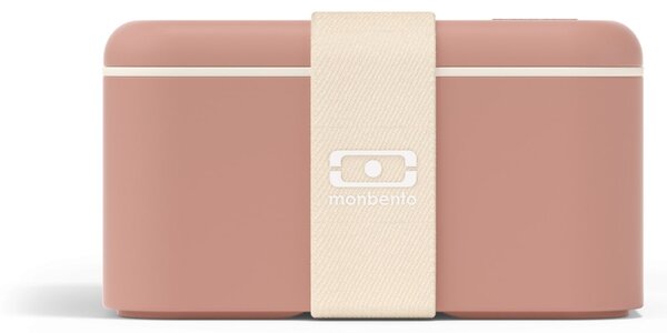 Svačinový box Monbento Square Pink Moka 1,7 l