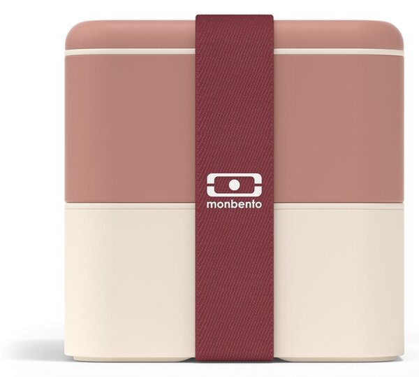 Svačinový box Monbento Square Pink Moka 1,7 l