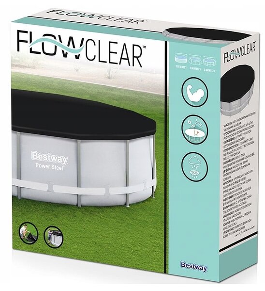 Bestway Krycí plachta na bazén 3,96 a 3,6 x 1,2 m 58292