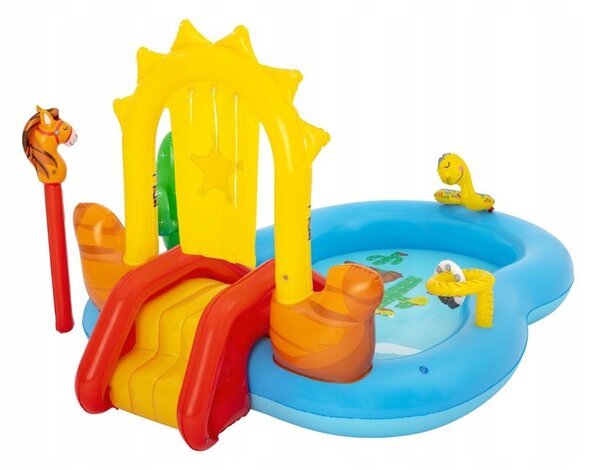 Nafukovací bazén obdélníkový Bestway 264 x 188 cm, vícebarevný