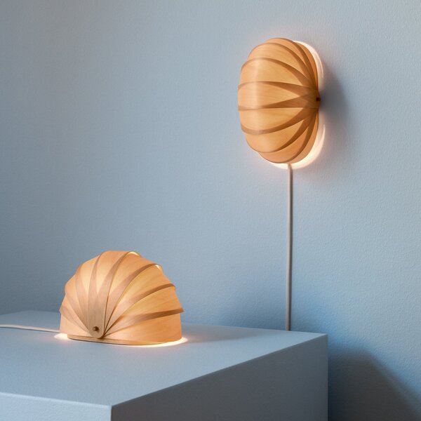 Stolní lampa Tom Rossau, ST908, Dřevo, Obývací pokoj, Dřevo, Design