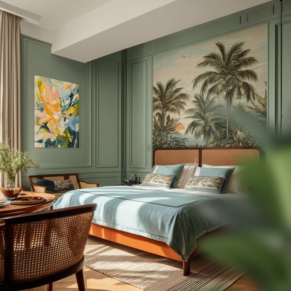 Tištěný obraz na plátně 70x100 cm Floral Gust – Styler