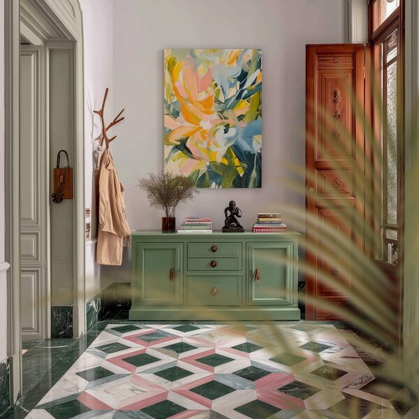 Tištěný obraz na plátně 70x100 cm Floral Gust – Styler