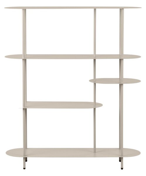 Béžový kovový regál 118x139x31 cm Rieti – House Nordic