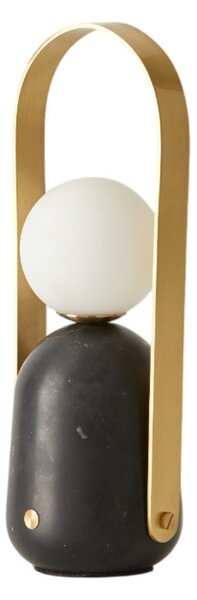 Stolní lampa Aromas del Campo, Nano, stmívatelné, Černá, Obývací pokoj, Nerezová ocel, Skandinávský