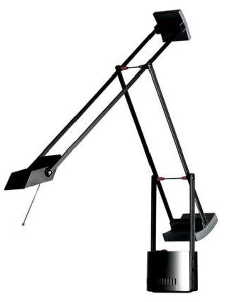 Stolní lampa Artemide, Tizio Micro, Černá, Pracovna, Kov, Design