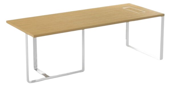 NARBUTAS - Kancelářský stůl PLANA 180x90x75 s elektrokrabicí na levé straně