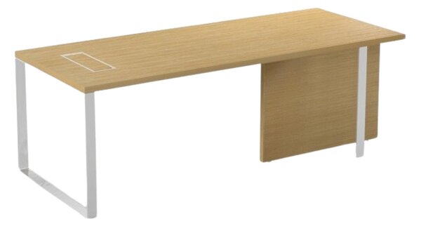 NARBUTAS - Kancelářský stůl PLANA 180x90x75 cm s modesty panelem na levé straně