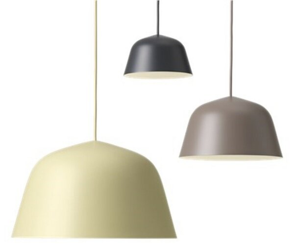 Závěsná svítidlo Muuto, Ambit, stmívatelné, Zelená, Jídelna, Hliník, Skandinávský