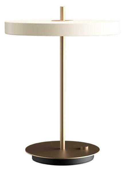 Stolní lampa UMAGE, Asteria Table, stmívatelné, Bílá, Obývací pokoj, Hliník, Design