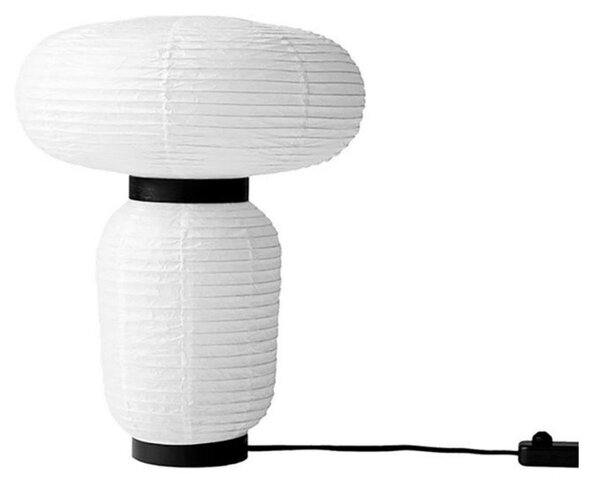 Stolní lampa &Tradition, Formakami JH18, stmívatelné, Bílá, Obývací pokoj, Papír / Karton, Design