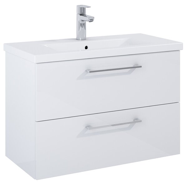 Roca Roma Compact skříňka 80x38.4x53 cm pod umyvadlo závěsná bílá A857953806