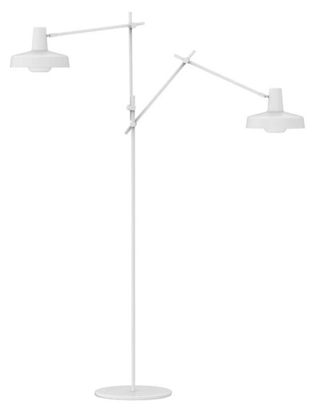 Stojací Lampa GRUPA, Arigato, Bílá, Pracovna, Kov