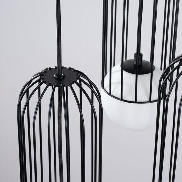 Sollux Lighting Závěsné svítidlo BRINA 3P černé