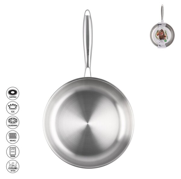Nerezová pánev ø 28 cm Steela – Orion